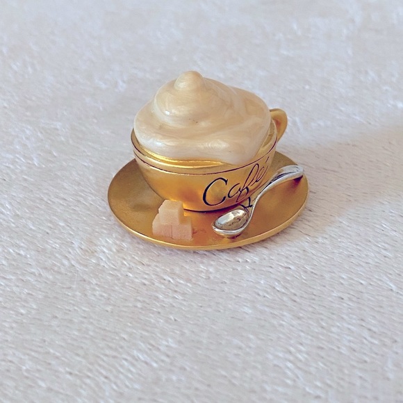 Estée Lauder Vintage 1999 Cafe Solid Perfume Compact with Beautiful Perfume. - Picture 3 of 10